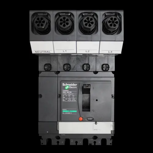 SCHNEIDER 160 AMP FOUR POLE SWITCH DISCONNECTOR NSX160NA MGP1604NAX