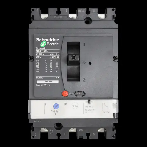 SCHNEIDER 16 AMP 50kA TRIPLE POLE MCCB LV429847 NSX100N