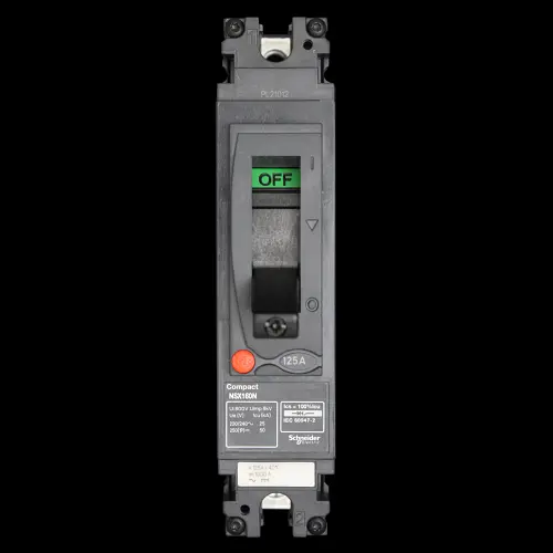SCHNEIDER 125 AMP 25kA MCCB NSX160N