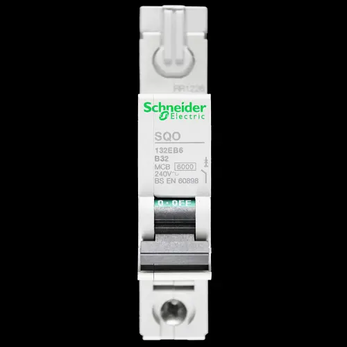SCHNEIDER 32 AMP CURVE B 6kA MCB CIRCUIT BREAKER SQO 132EB6