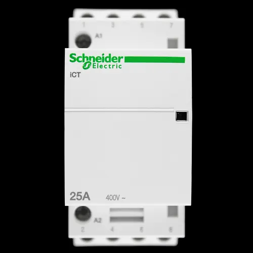 SCHNEIDER 25 AMP FOUR POLE NC CONTACTOR 220/240V COIL A9C20837