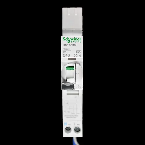 SCHNEIDER 40 AMP CURVE C 10kA 30mA RCBO TYPE A IKQE A9D17840 SEE140C03