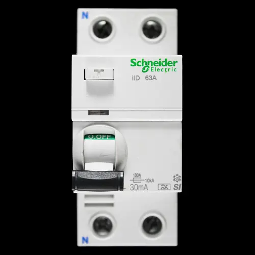 SCHNEIDER 63 AMP 30mA DOUBLE POLE RCCB RCD TYPE A-SI A9R61263 ILD ACTI9