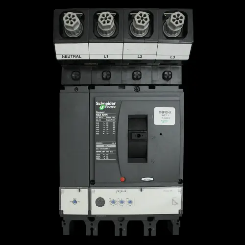 SCHNEIDER 400 AMP 50kA FOUR POLE MCCB NSX400N MGP4004X