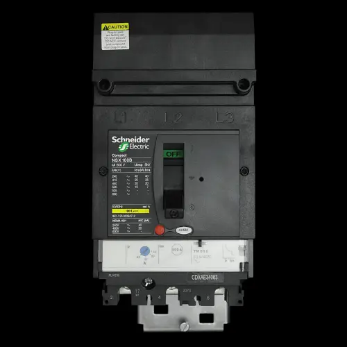 SCHNEIDER 63 AMP 25kA TRIPLE POLE MCCB CDXAE34063 NSX100B TM63D