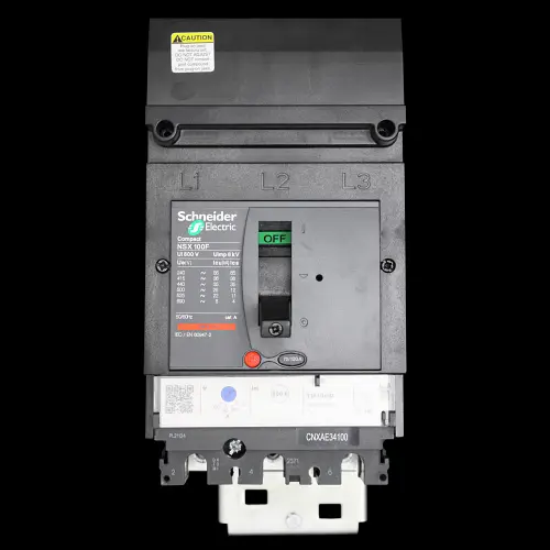 SCHNEIDER 100 MCCB TRIPLE POLE 36kA NSX100F CNXAE34100 TM100D