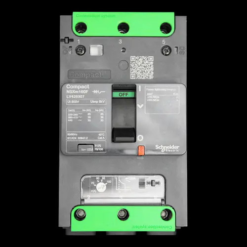 SCHNEIDER 100 AMP 36kA TRIPLE POLE MCCB NSXm160F LV426307