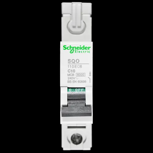 SCHNEIDER 10 AMP CURVE C 6kA MCB CIRCUIT BREAKER SQO 110EC6