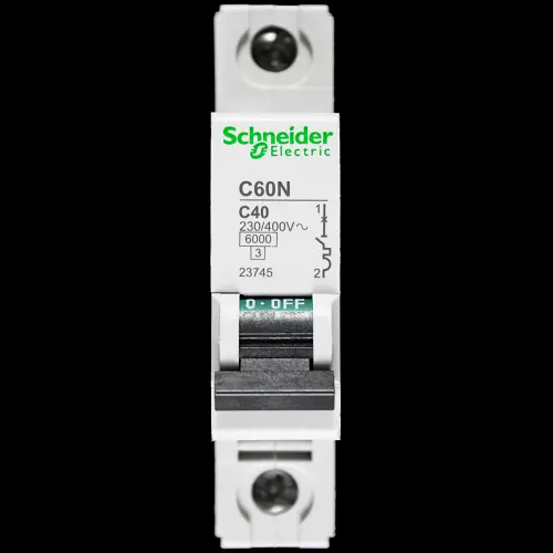 SCHNEIDER 40 AMP CURVE C 6kA MCB CIRCUIT BREAKER C60N 23745