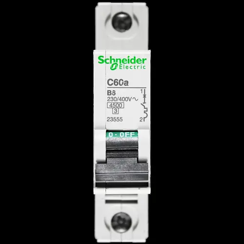 SCHNEIDER 6 AMP CURVE B 4.5kA MCB CIRCUIT BREAKER C60a 23555