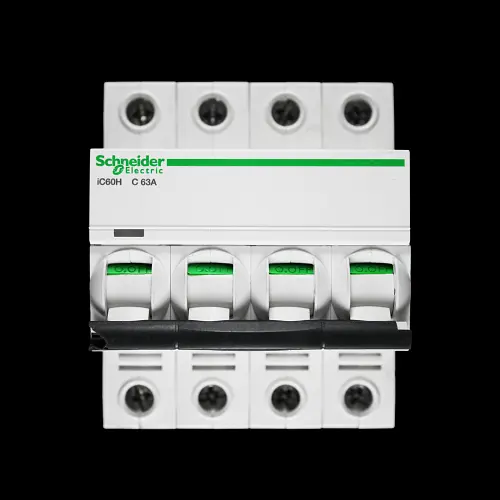 SCHNEIDER 63 AMP CURVE C 10kA FOUR POLE MCB CIRCUIT BREAKER IC60H A9F54463