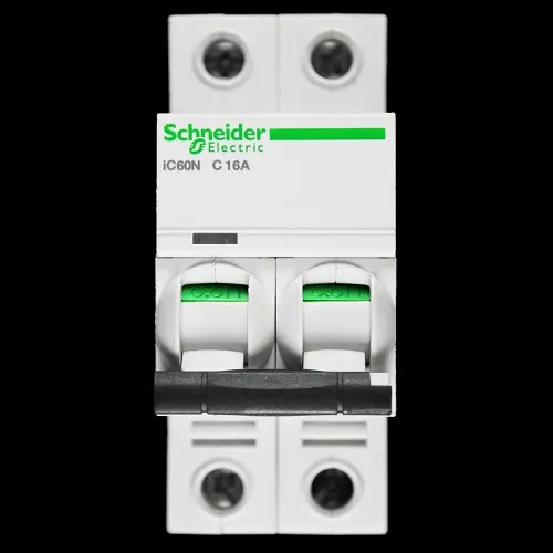 SCHNEIDER 16 AMP CURVE C 6kA DOUBLE POLE MCB CIRCUIT BREAKER A9F79216 IC60N