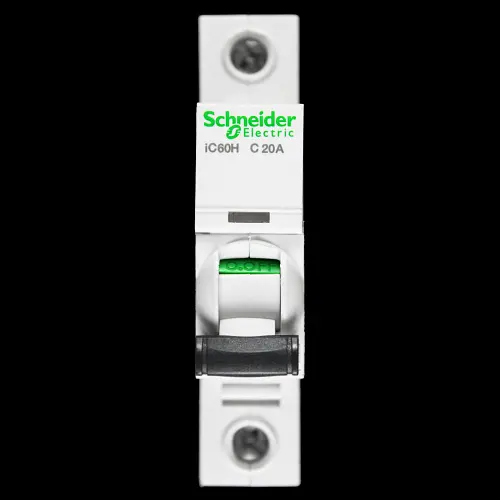 SCHNEIDER 20 AMP CURVE C 10kA MCB CIRCUIT BREAKER A9F84120 IC60H