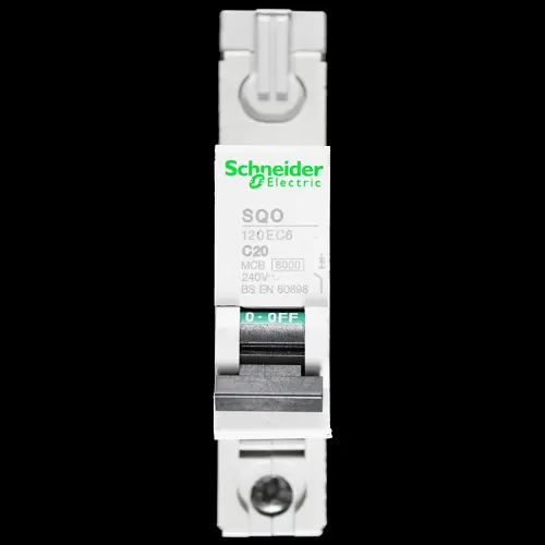 SCHNEIDER 20 AMP CURVE C 6kA MCB CIRCUIT BREAKER SQO 120EC6