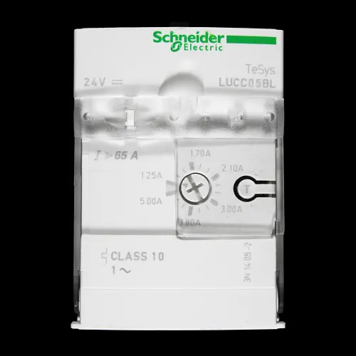 SCHNEIDER 1.25 – 5 AMP ADVANCED CONTROL UNIT 24V DC COIL LUCC05BL