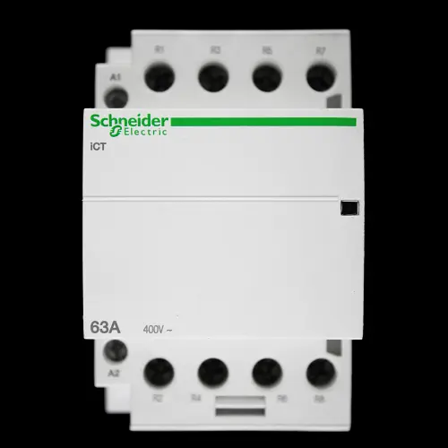 SCHNEIDER 63 AMP FOUR POLE NC CONTACTOR 220/240V COIL ICT A9C20867 ACTI9