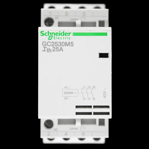SCHNEIDER 25 AMP TRIPLE POLE NO CONTACTOR 220/240V COIL GC2530M5