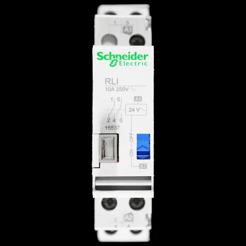 SCHNEIDER 10 AMP DOUBLE POLE CHANGEOVER RELAY 24VAC RLI 15537