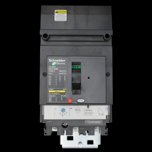 SCHNEIDER 50 AMP 25kA TRIPLE POLE MCCB NSX100B CDXAE34050 TM50D