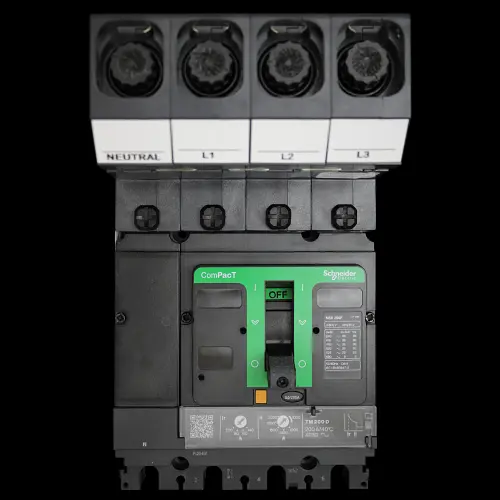 SCHNEIDER 200 AMP 36kA FOUR POLE MCCB PP42004X NSX250F