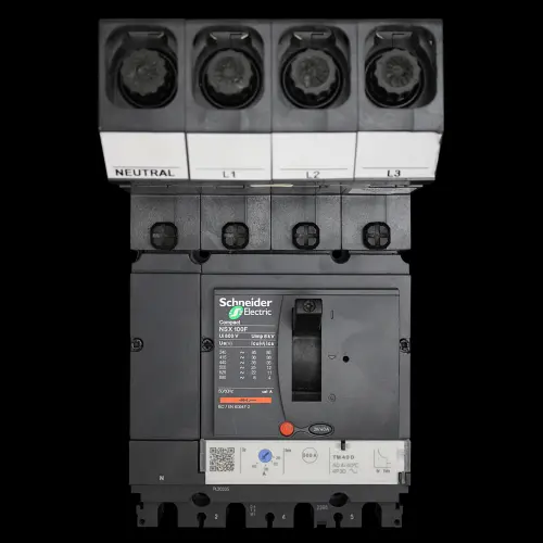SCHNEIDER 40 AMP 36kA FOUR POLE MCCB MGP0404X NSX100F