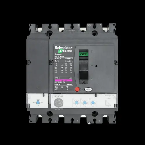 SCHNEIDER 40 AMP 70kA FOUR POLE MCCB NSX160H MICROLOGIC 2.2