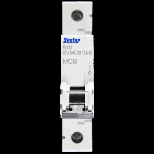 SECTOR 10 AMP CURVE B 6kA MCB CIRCUIT BREAKER SVMCB10/B NS