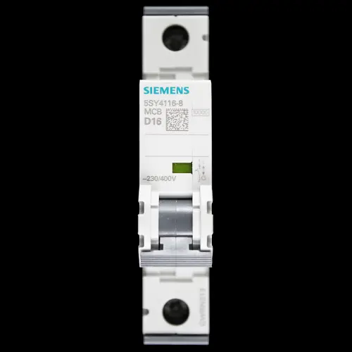 SIEMENS 16 AMP CURVE D 10kA MCB CIRCUIT BREAKER 5SY41 5SY4116-8