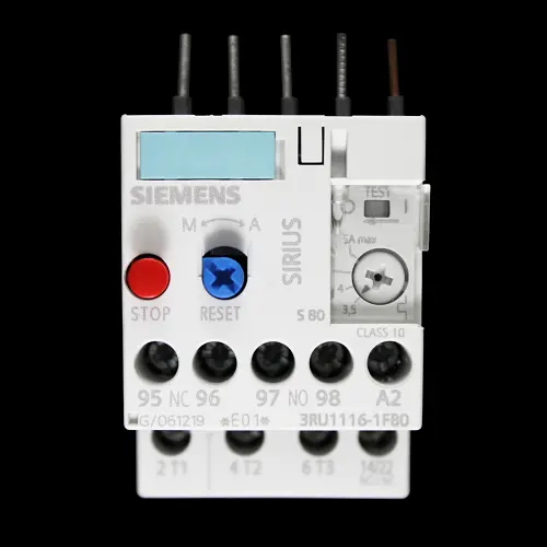 SIEMENS 3.5 - 5 AMP OVERLOAD RELAY 3RU1116-1FB0