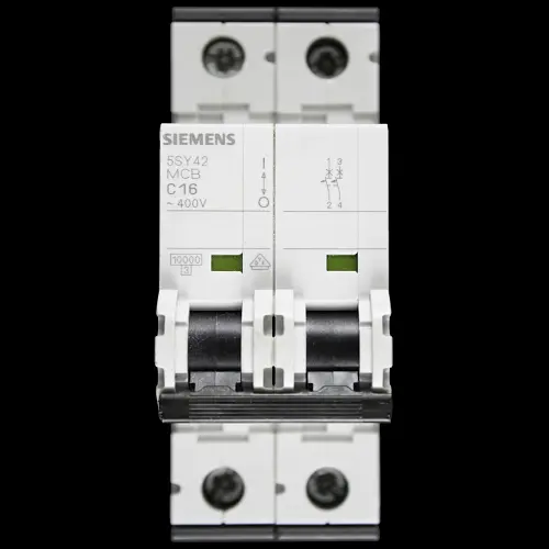 SIEMENS 16 AMP CURVE C 10kA DOUBLE POLE MCB CIRCUIT BREAKER 5SY4216-7 5SY42
