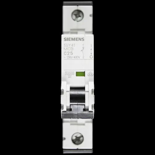 SIEMENS 25 AMP CURVE C 10kA MCB CIRCUIT BREAKER 5SY4125-7 5SY41