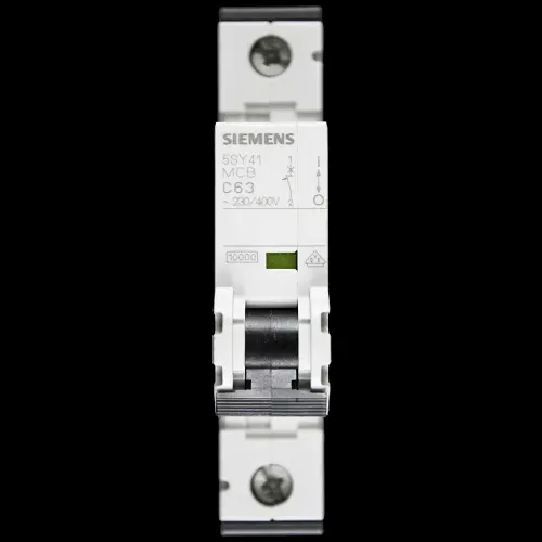 SIEMENS 63 AMP CURVE C 10kA MCB CIRCUIT BREAKER 5SY4163-7 5SY41