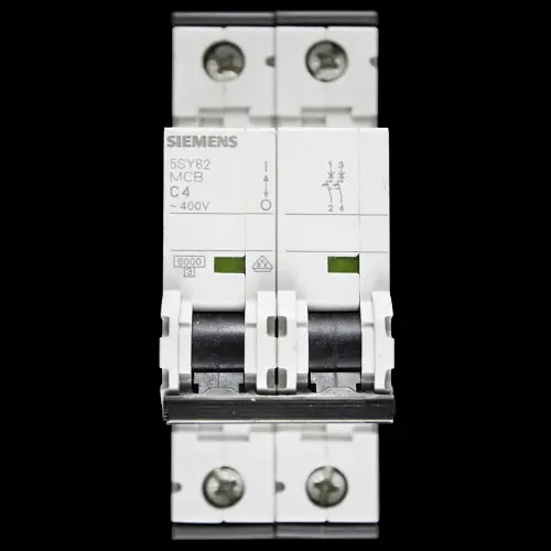 SIEMENS 4 AMP CURVE C 6kA DOUBLE POLE MCB CIRCUIT BREAKER 5SY6204-7 5SY62