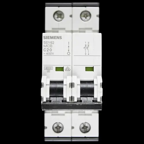 SIEMENS 20 AMP CURVE C 6kA DOUBLE POLE MCB CIRCUIT BREAKER 5SY6220-7 5SY62