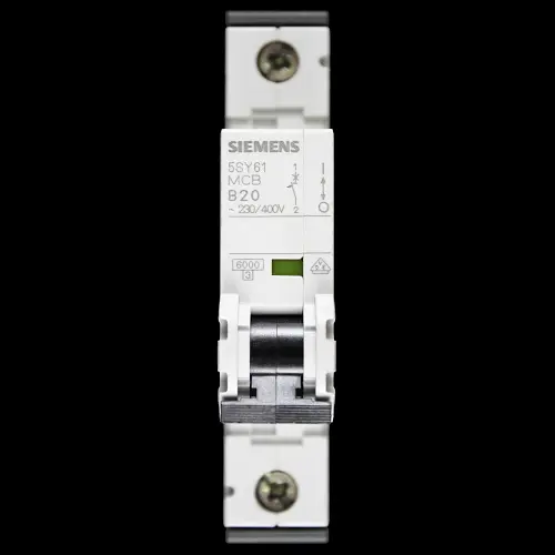 SIEMENS 20 AMP CURVE B 6kA MCB CIRCUIT BREAKER 5SY6120-6 5SY61