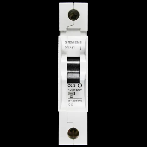 SIEMENS 0.3 AMP CURVE C 6kA MCB CIRCUIT BREAKER 5SX21 5SX2