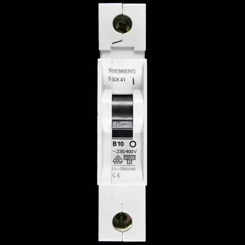 SIEMENS 10 AMP CURVE B 10kA MCB CIRCUIT BREAKER 5SX41 5SX4
