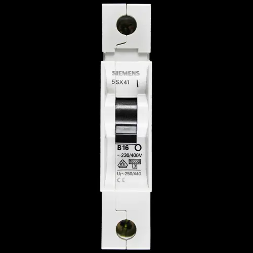 SIEMENS 16 AMP CURVE B 10kA MCB CIRCUIT BREAKER 5SX41 5SX4