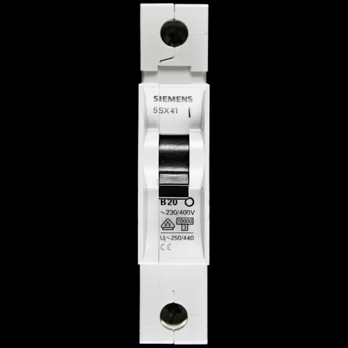 SIEMENS 20 AMP CURVE B 10kA MCB CIRCUIT BREAKER 5SX41 5SX4