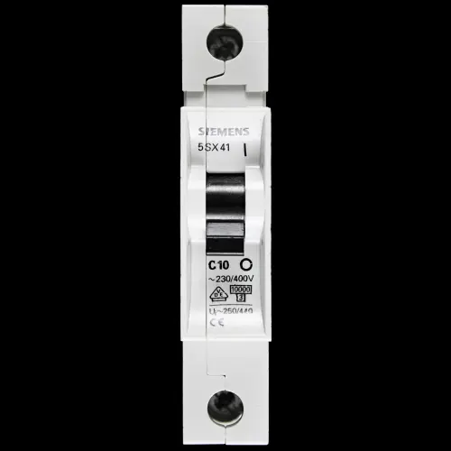 SIEMENS 10 AMP CURVE C 10kA MCB CIRCUIT BREAKER 5SX41 5SX4