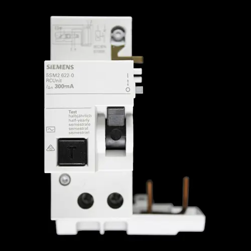 SIEMENS 40 AMP 300mA DOUBLE POLE RCCB ADD ON TYPE AC 5SM2622-0