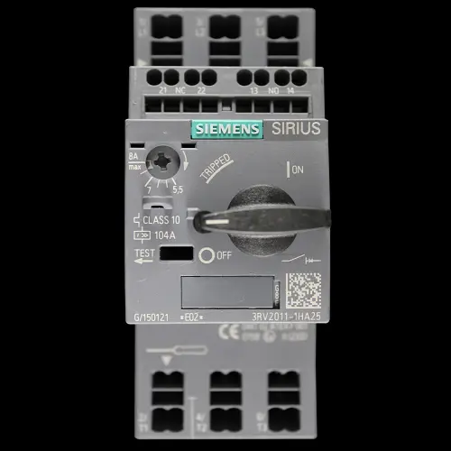 SIEMENS 5.5-8 AMP MOTOR PROTECTION CIRCUIT BREAKER 3RV2011-1HA25