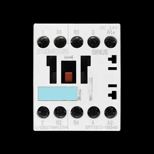 SIEMENS 22 AMP FOUR POLE 2NO+2NC CONTACTOR 24V DC COIL 3RT1517-1BB40