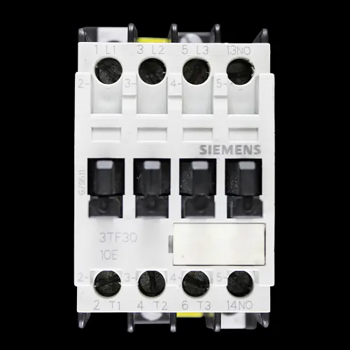 SIEMENS 9 AMP TRIPLE POLE NO CONTACTOR 110V COIL 3TF3010-0A