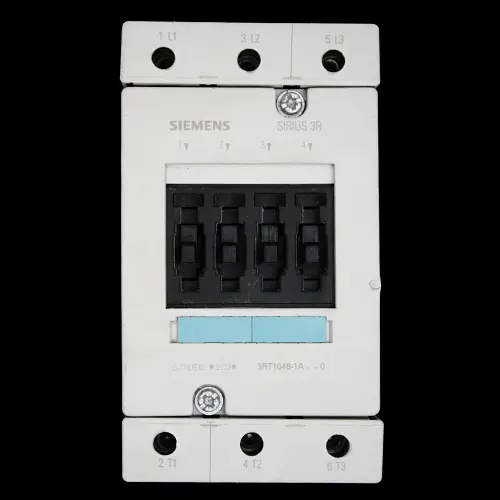 SIEMENS 95 AMP TRIPLE POLE NO CONTACTOR 230V COIL 3RT1046-1AP00