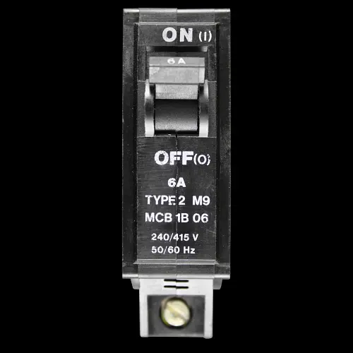 SIMPLEX TYPE 2 6 MCB M9 CIRCUIT BREAKER MCB1B06