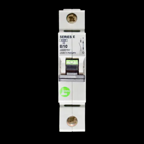 STEEPLE 10 AMP CURVE B 6kA MCB CIRCUIT BREAKER SERIES E 14110
