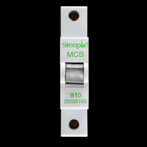 STEEPLE B 10 MCB 6kA CIRCUIT BREAKER D2SB10B WC