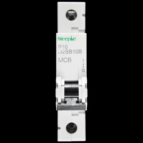 STEEPLE 10 AMP CURVE B 6kA MCB CIRCUIT BREAKER D2SB10B