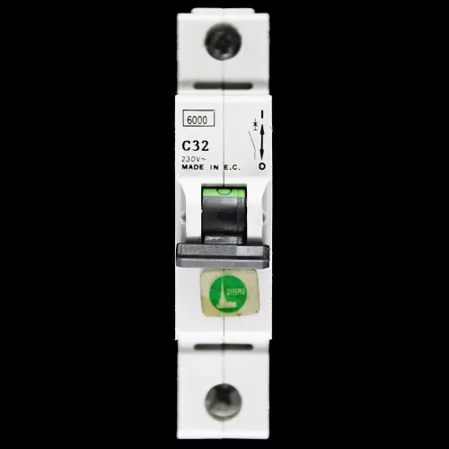 STEEPLE 32 AMP CURVE C 6kA MCB CIRCUIT BREAKER 230V